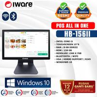 Gambar Iware POS All In One Mesin Kasir Core i3 HB-156S 4GB/64GB | HB-156II 8/128 SSD Garansi 1 Tahun Touchscreen 15,6" Windows 10 - i3 8GB/128GB dari Iware.id Kota Administrasi Jakarta Pusat 1 Tokopedia