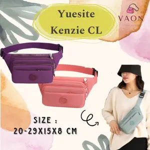 Yuesite Kenzie Waist Polos Bumbag Tas Pinggang Wanita Cewek Bisa Cowok