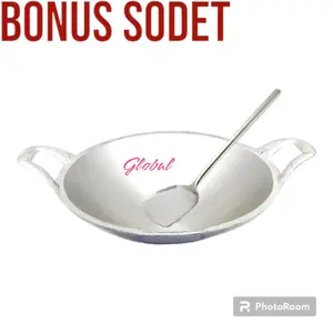 JUAL MURAH...BELI 1 DAPET 2 paket wajan penggorengan anti lengket + sepatula terlaris