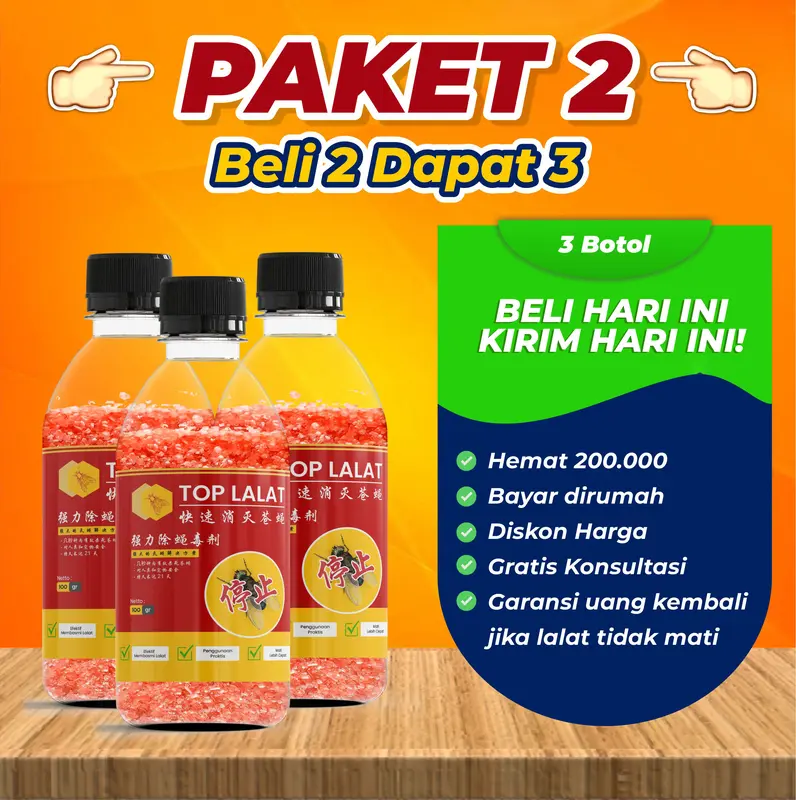 TOP LALAT BELI 2 DAPAT 3 Racun Lalat  Pembasmi Lalat 100% Ampuh Anti Lalat 0