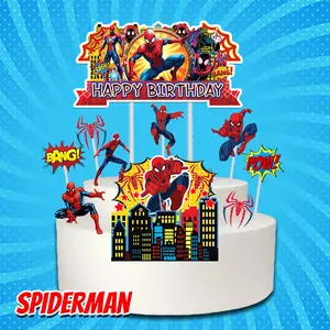 Cake topper SPIDERMAN/hiasan kue SPIDERMAN XTRA