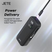 Gambar JETE Powerbank B9 10000MaH Power Bank Fast Charging 22.5W PD with Retractable Kabel USB Type C and LED Indicator - Garansi 2 Tahun - Hitam dari JETE Indonesia Kota Bandung 3 Tokopedia