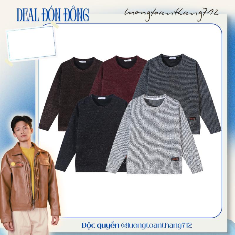   AVOCADO x Lương Toàn Thắng  - Áo Sweater Dạ Nam Nữ Thu Đông Chất Liệu Dạ Phủ Kim Tuyến size M- 2XL 