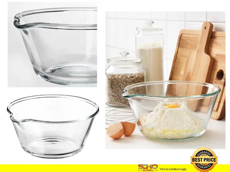 VARDAGEN Bowl, clear glass, 26 cm TikTok Shop Malaysia