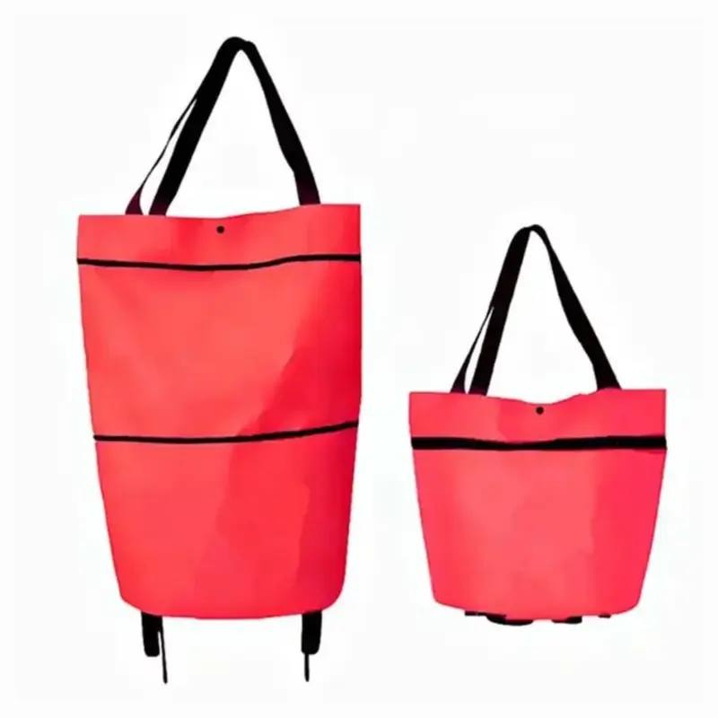 COD Tas Belanja Troli Lipat Trolley Shopping Bag Tas Lipat 5