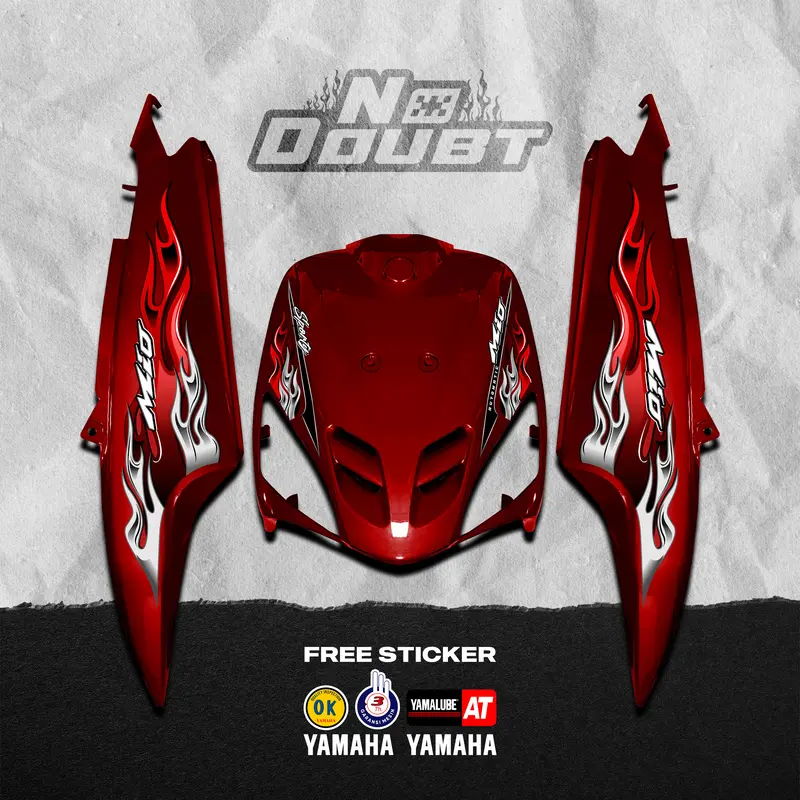 STRIPING MIO SPORTY CUSTOM FLAME FULL - ALL BODY 4