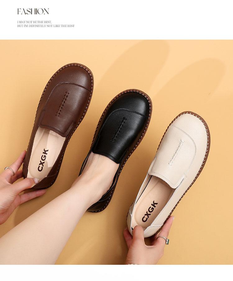 CXGK  Flatshoes - Sepatu Datar Wanita Hitam untuk Kerja (Office Lady) & Gaya Harian | Desain Korea Berkelas