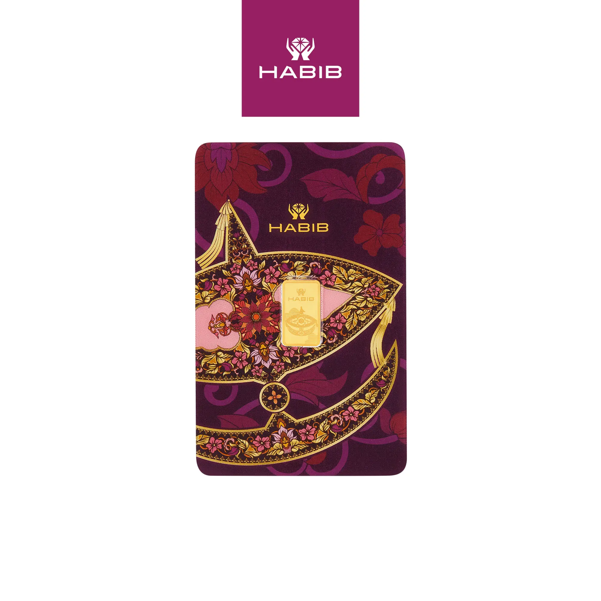 HABIB 1g 999.9 Gold Bar (Wau) - Accredited by London Bullion Market Association (LBMA)