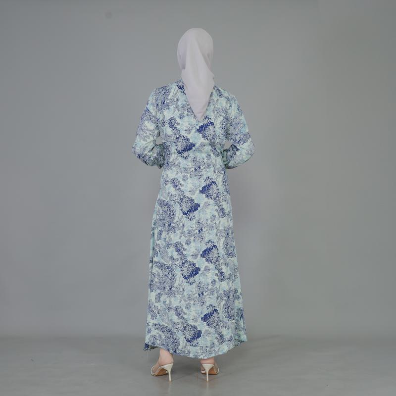 Carela Dress Gamis Rayon Pakaian Wanita Terbaru Kain Katun Mewah Nyaman 8