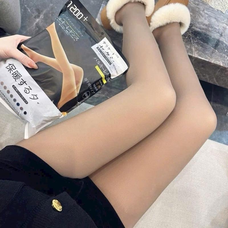  Quần Tất Nữ 6S Lót Lông full bàn  Co Giãn 4 Chiều Siêu Ấm Freesize 40-65kg Mềm Mịn Thoải Mái - 