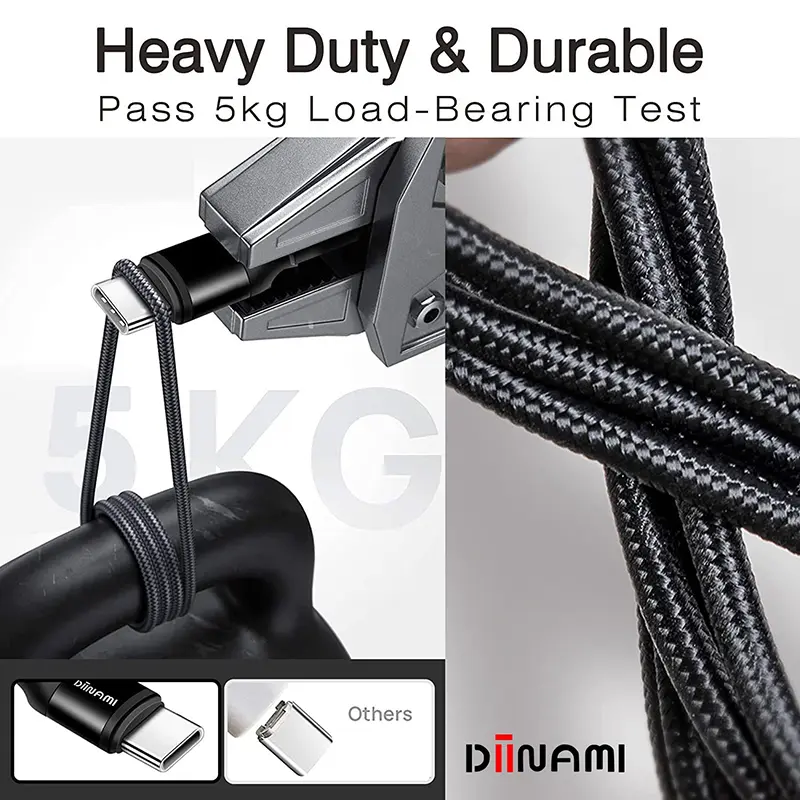 DIINAMI Kabel Data M20 Type C to Type C Fast Charging PD QC 4.0, 1.5M, 100W, 480Mbps - Cable 7