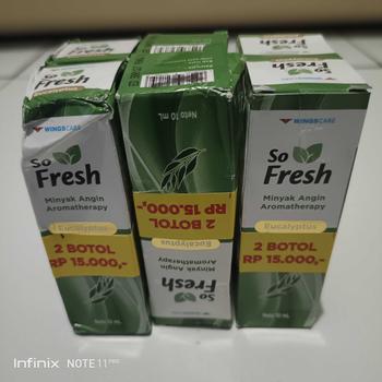 Product Review of (ISI 2) SO FRESH Minyak Angin Aromatherapy 10ml | ROOL ON EUCALYPTUS & HOT from 🦉**♐ 1