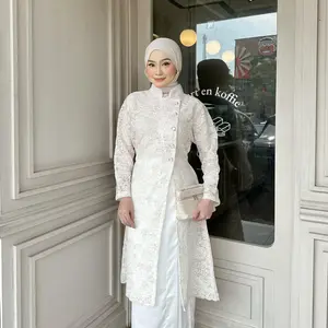 AMARA TUNIK JANGGAN (TUNIK SAJA) - TUNIK LEBARAN BORDIR WANITA - BAJU ATASAN KONDANGAN - KEBAYA JANGGAN MODERN