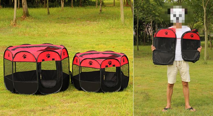 Product Introduction of 《SG STOCK》Foldable Pets fence dog cat cages doghouse kennel waterproof durable Sturdy thick Oxford cloth Easy 11