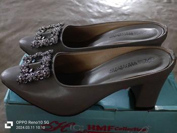Product Review of HMF Yuiko High Heels Mules Wanita 7 cm AR08 from A**m Y**i 2