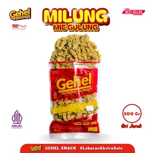 SPESIAL LAUNCHING MILUNG ORIGINAL ASIN JERUK 200GR, Mie Uwel Original - Makanan Ringan Food Noodles