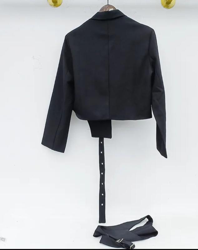 blazer 2in1 harajuku korean style keren Tangan Panjang 7