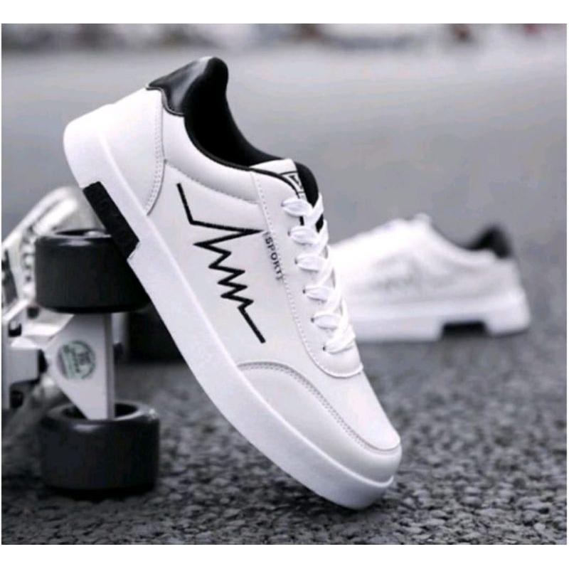 Sepatu sneakers pria wanita terbaru zig-zag ase 0