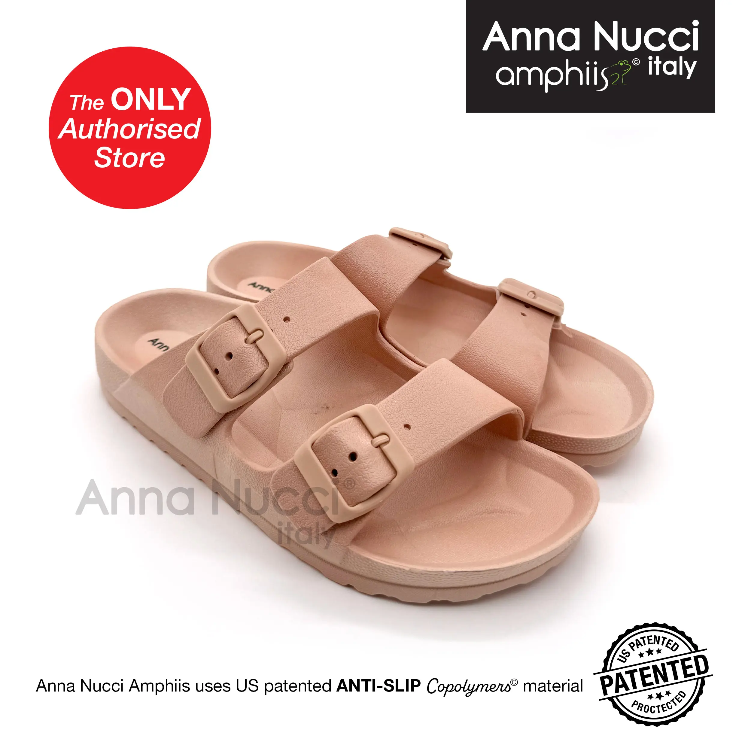 Anna Nucci Women's Sandals in Black Green & Pink - Anti-Slip, Waterproof, Non-Toxic, Shock-Absorption, Lightweight