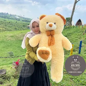 Boneka Teddy Bear Topi Pita XL 70 Cm Doll Hadiah