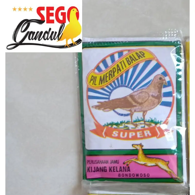 Jamu Merpati Kijang Kelana Merpati Super Pil Warna Cokelat Original Tanpa Kimia