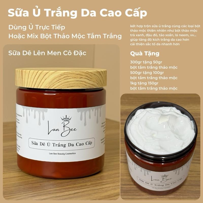 Sữa Ủ Trắng Body Cao Cấp, Mix Bột Thảo Mộc Tắm Trắng