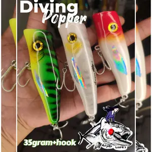 Lure Diving Poper 35gram+Hook GID - Model Terbaru