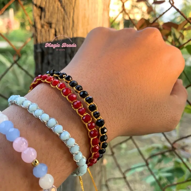 Gelang Serut Crystal Magic Beads - Model Bracelets 3