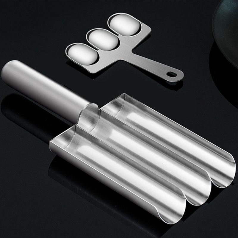 Product Introduction of Creative 304 stainless steel  Meatball Maker Set Fried Fish Beaf Meat Making Balls Mold  Kitchen Gadgets Cooking Accessories 5