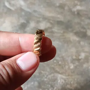 Cincin unik Terbuat dari koin 1991 Tahan lama tidak mudah luntur Rings