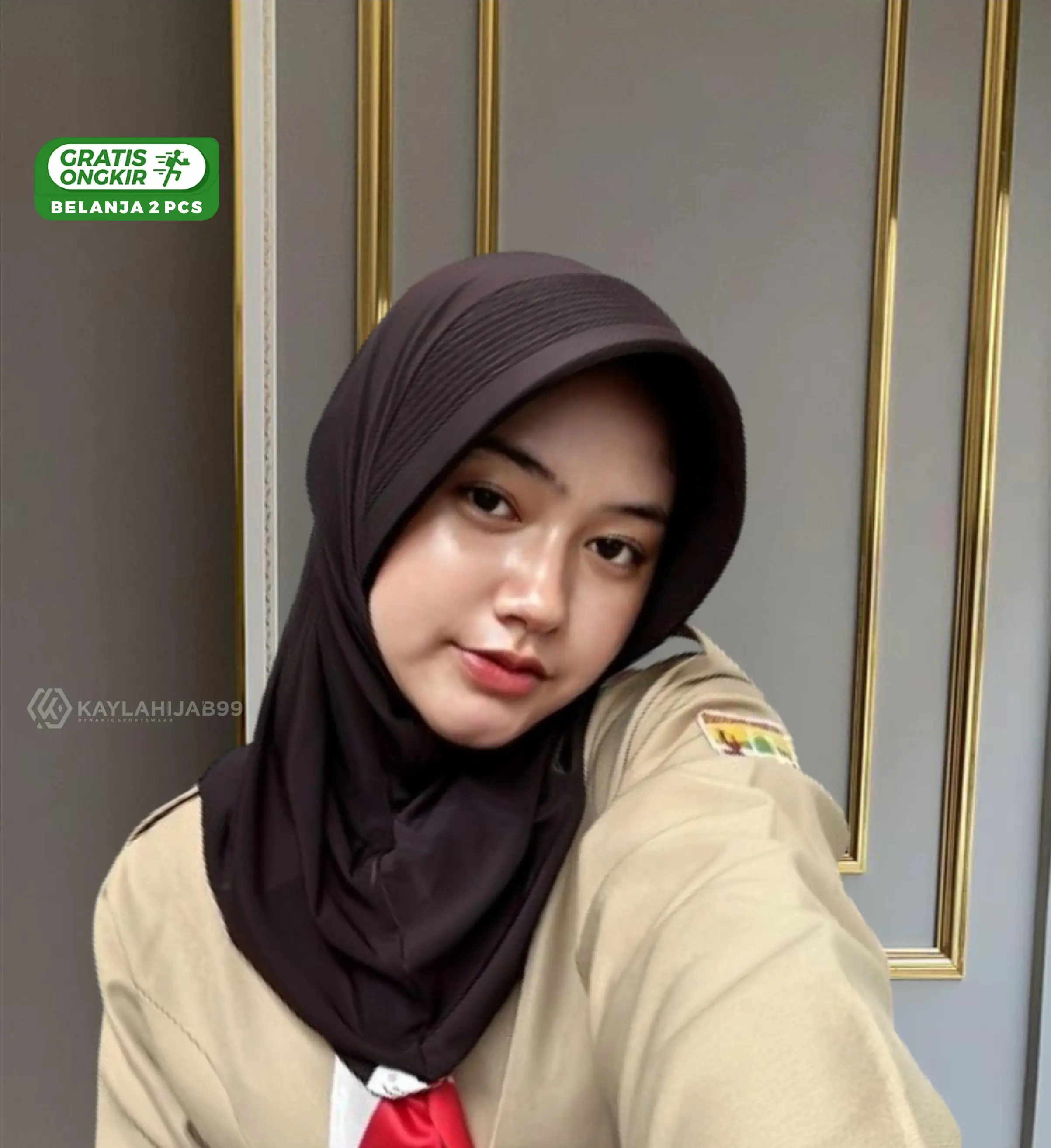 Kaylahijab Kerudung Dewasa Remaja Jilbab instan Jersey Variasi Dynamic Sportywear Panjang Pet Tebal Standar Wanita Muslim Simpel Untuk Sekolah Kerja Olahraga Santai Atau dipakai Harian Bergo Nyaman
