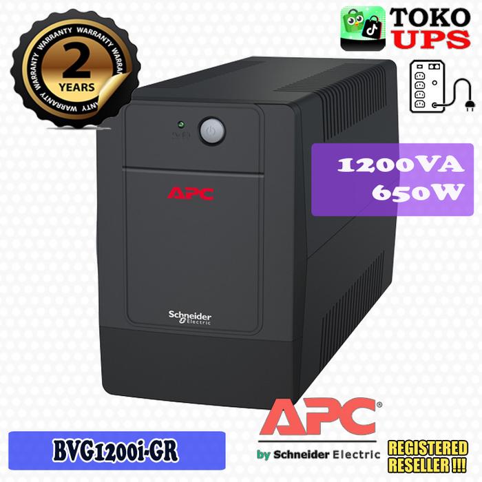 Gambar APC BVG1200I-GR Easy UPS 1200VA Tower 230V 4 Schuko Outlets AVR Garansi 2 Tahun UPS 650W Line Interactive Schneider Electric - Bubble dari TokoUPS Kota Administrasi Jakarta Pusat Tokopedia
