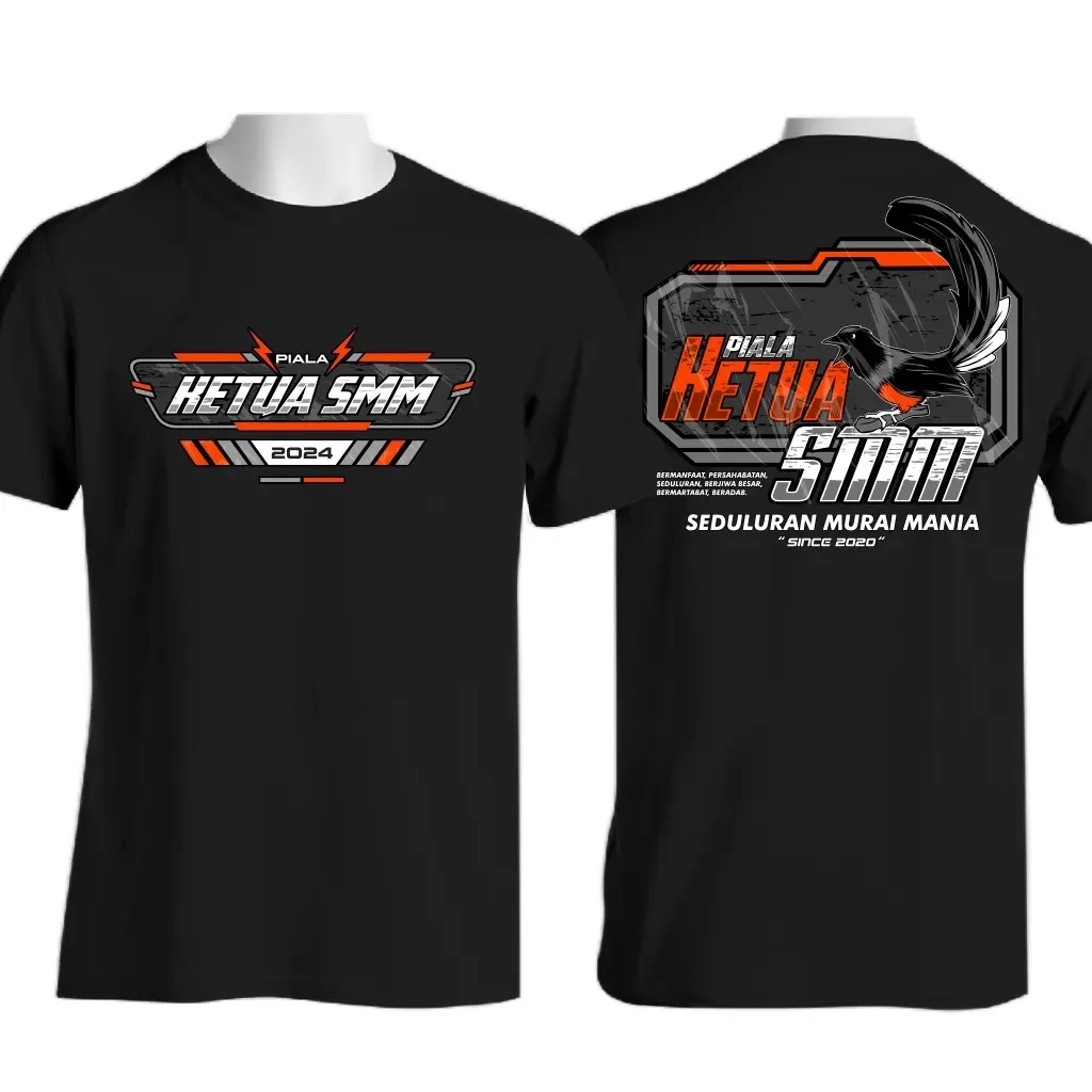 Kaos Piala Ketua SMM Sablon Plastisol Premium Kicau Mania Pria  Katun