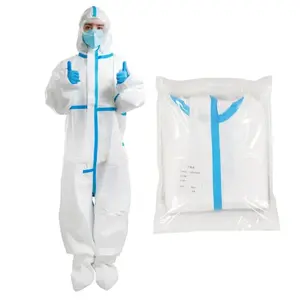 Hamzat Jas Hujan Protec-u Terusan 100% Baru Anti Bocor Dengan Hoodie Dan Resleting Ukuran All Size Cocok Untuk Musim Hujan Dan Banjir