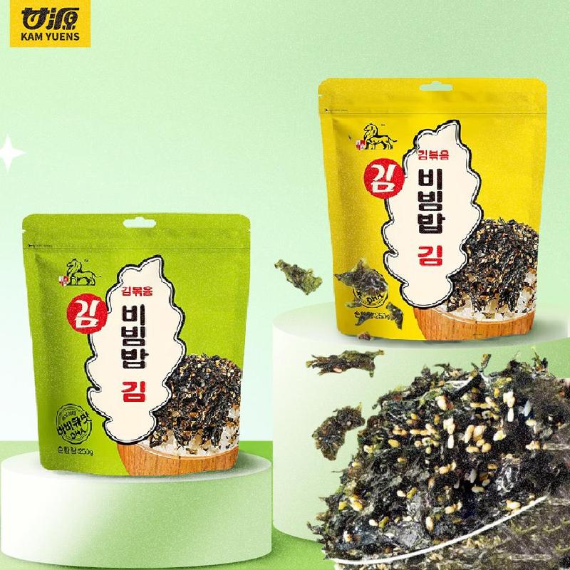 【giống sao Thanh Duy dùng Ganyuan 250g-1000g Rong biển cuộn cơm Ngon khỏe mạnh và bổ dưỡng cơm trộn rêu biển thực phẩm bổ sung cho trẻ em không thêm vào