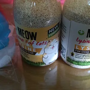 Mainan Goyang Kucing Stress Tumbler Bulu Berwarna Tongkat Kitten Lucu FEFARM