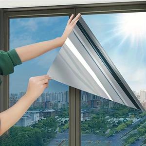 Película para ventanas, aislante térmico, anti-UV, película de visión unidireccional para hogar, oficina y balcón