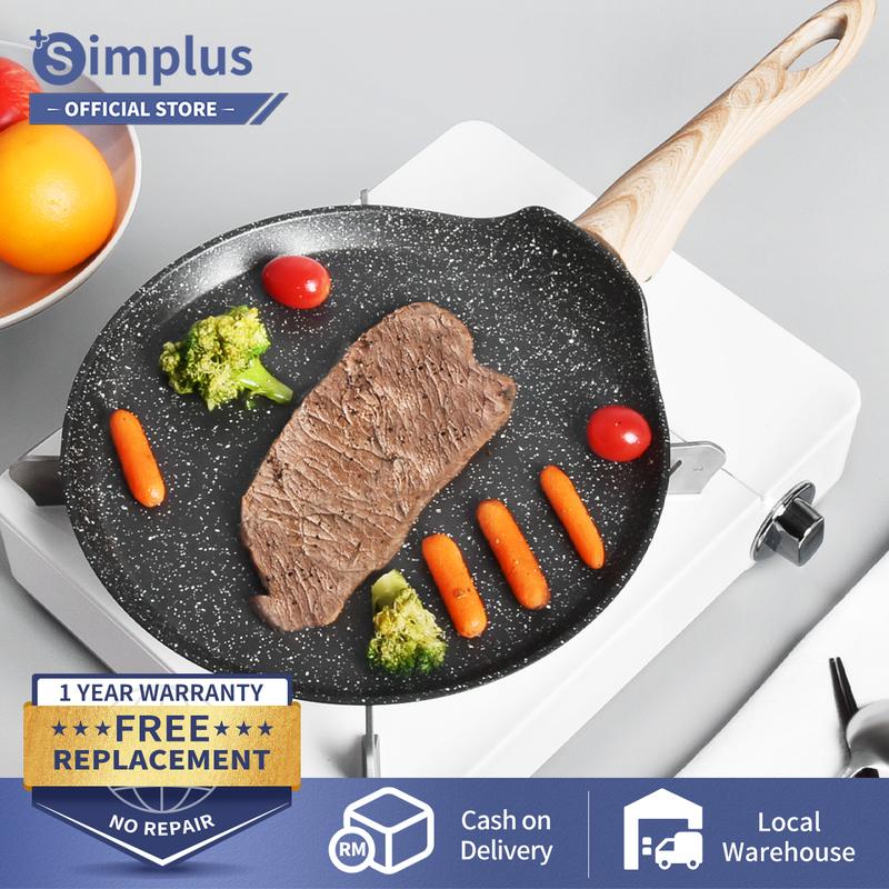Simplus Induction Simplus Skillet 26cm Frying Pan Non-stick Pancake Induction Cooker ...