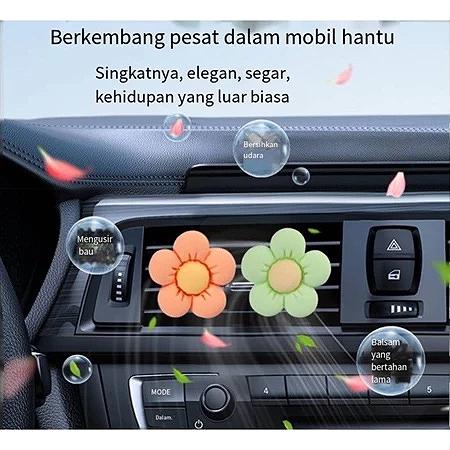Product Introduction of bunga Baru Dekorasi Mobil Kendaraan Pusat Konsol Dekorasi & Ornamen Lucu Penyembuhan Seri Segar Bergetar Kepala Dekorasi Bunga Car 12