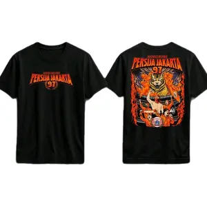 T-shirt baju kaos PERSIJA JAKARTA ANNIVERSARY 97 desain MACAN KEMAYORAN