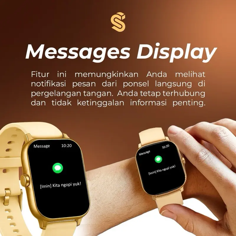 Stuftech Series Lite version Smartwatch Pintar Bluetooth Connection Ponsel Jam 6