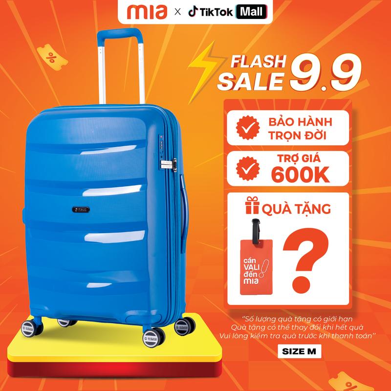 [Xả kho] Pisani Anika TE size 20/24 Vali kéo du lịch Chất liệu Nhựa PP siêu bền bỉ, hạn chế bể vỡ, chịu mọi va đập, Dây kéo đôi hạn chế cậy rạch, dây kéo nới tăng diện tích,Khoá số TSA chuẩn HOA KỲ - Vali MIA MIỄN PHÍ BẢO HÀNH TRỌN ĐỜI.