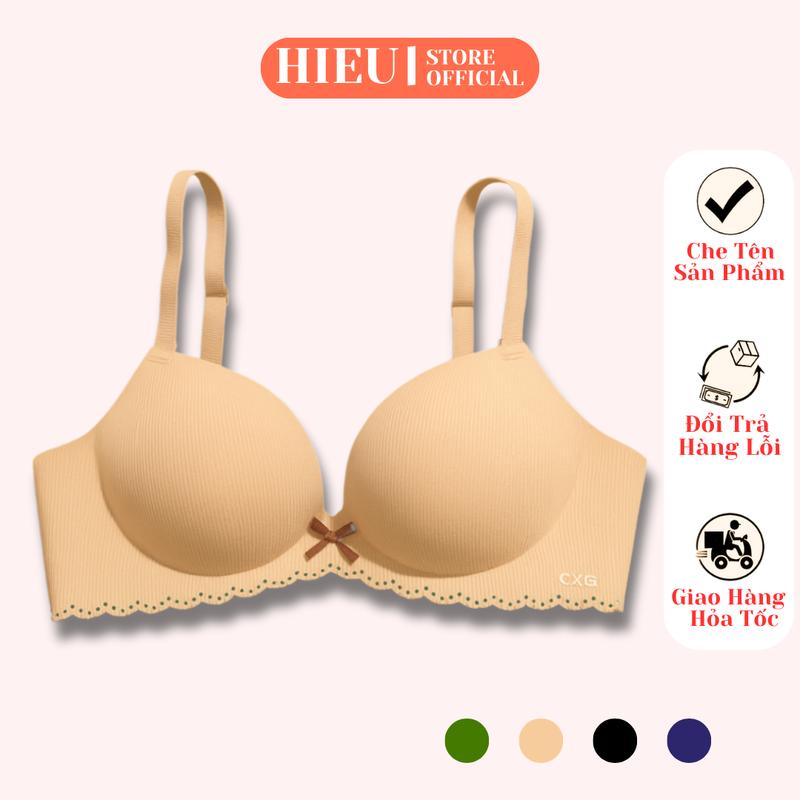 Áo Ngực Su Đúc Không Gọng, Đệm 2.5Cm Chất Liệu Mềm Mại, Thoáng Mát - HA60