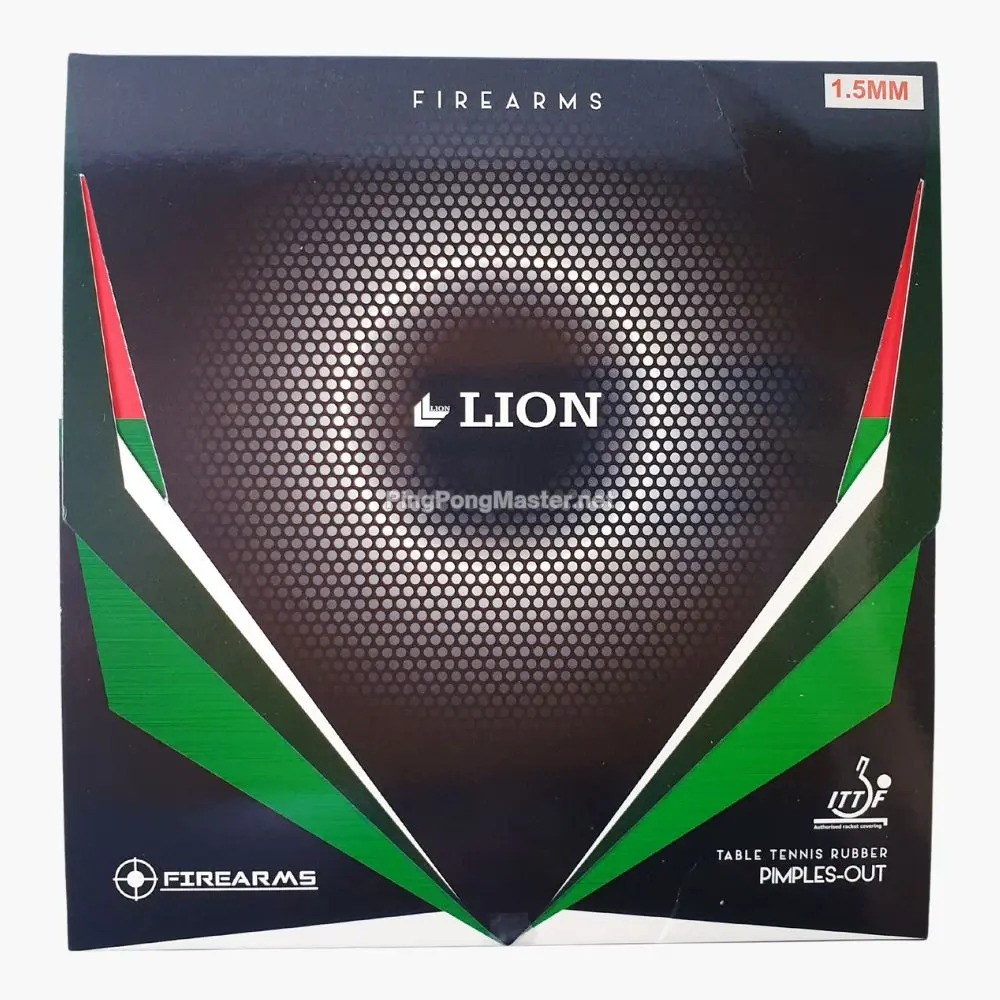Lion Firearms Short Pimple Rubber - Karet Pingpong Bet Tenis Meja Bintik Serang