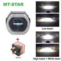 Gambar MT-STAR - MP03 LASER PROJIE BILED MATRIX LASER 3 INCH BLUE LENS BODY BLACK TURBO FAN COOLING - SHROUD RGB DEVIL MERAH, LASER PUTIH dari MTSTAR INDONESIA Kota Administrasi Jakarta Barat 4 Tokopedia