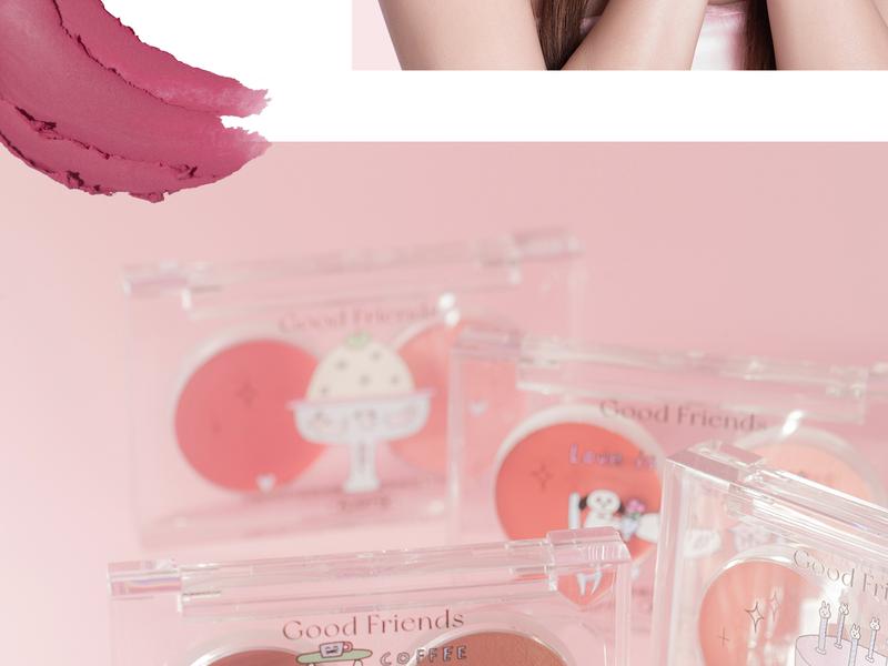 Product Introduction of Kem má hồng hai màu Flortte, dạng kem đa năng, kết cấu kép, có thể sử dụng nhiều cách khác nhau, tăng độ sáng cho gương mặt, tạo lớp trang điểm tự nhiên, 3.2g, 6 mẫu để chọn lựa 27