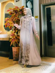 Hanifa - Gamis Syahna Ceruty Baby Doll Premium Muslim Wanita Dewasa Dress Outfit Mewah