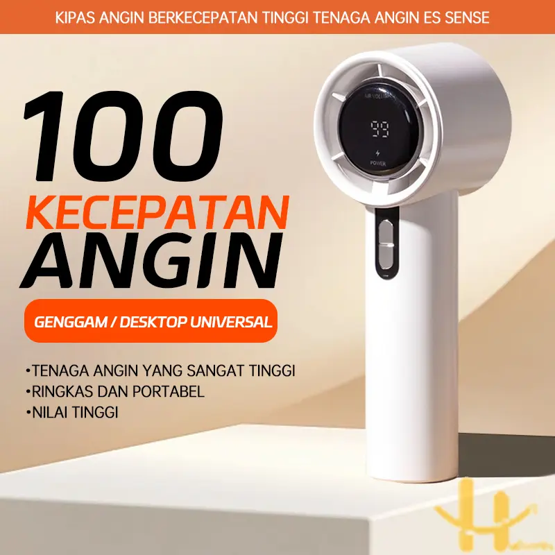 [PGS] kipas 100 kecepatan Kipas Angin Mini Angin Kencang 100 Kecepatan Kipas Mini kipas Strong Wind 100 Gear Kipas berkapasitas tinggi High Speed Portable Handheld Mini Fan Cooling Ice Fan Sesuaikan sesuka hati -Dapat diisi ulang