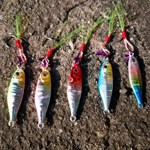 Micro jig duo tetra 5 gram sudah dengan single assist hook