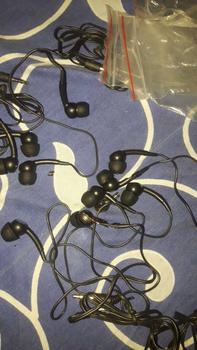 Product Review of Headset Handsfree Suara Bass Kabel Jack 3,5 mm Warna Hitam Hijau Random - Earphones & Accessories Non Mic Headphone from g**n 1